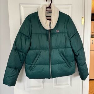 Levi's Forest Green Puffer Jacket